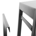 [Obrázek: Luxusní zahradní odkládací stolek ALLURE - grafit
